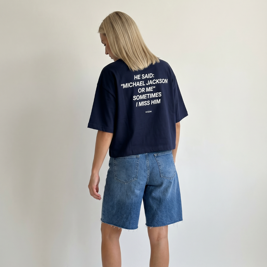"HE SAID..." - Women's Oversized T-shirt