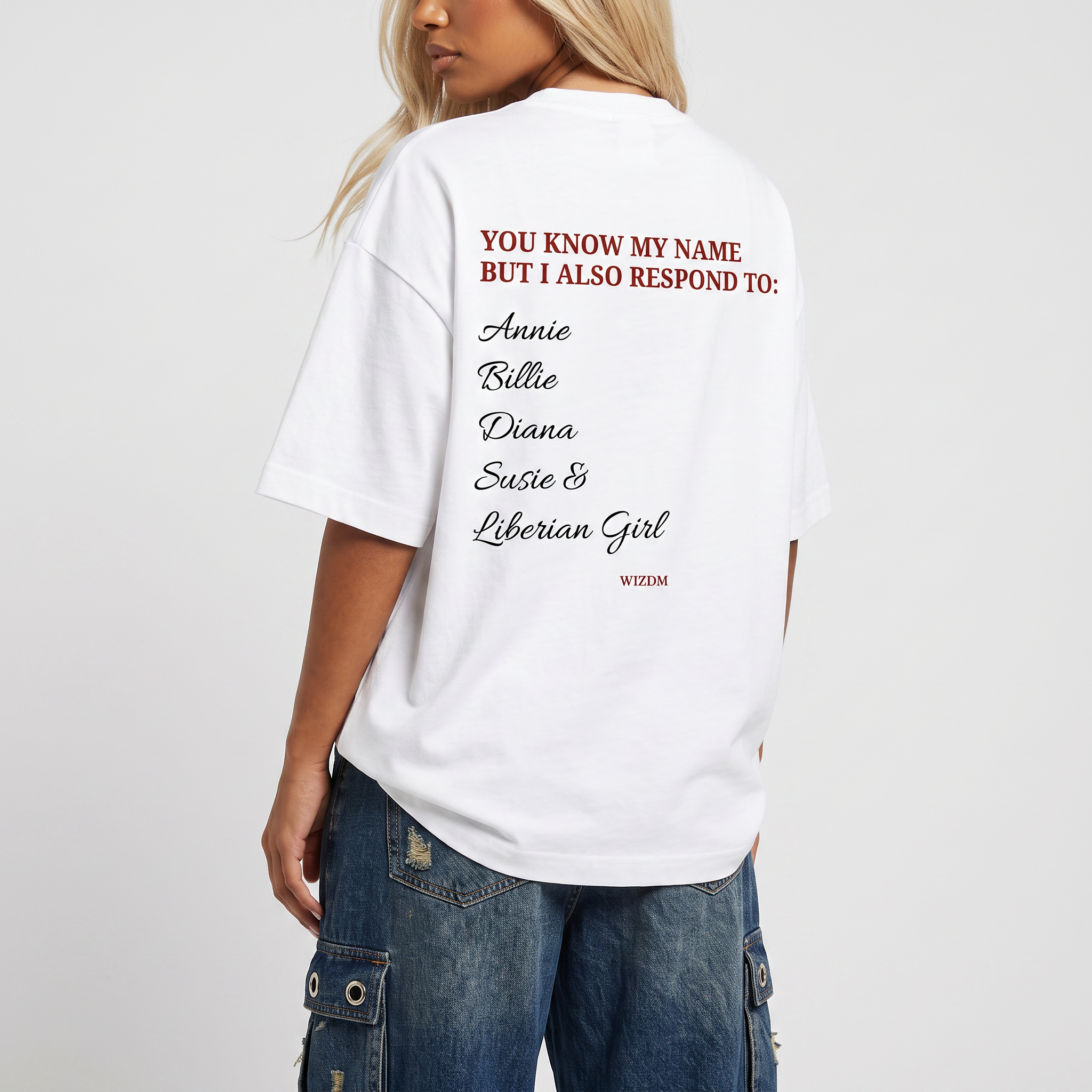 YOU KNOW MY NAME - Oversized Tee