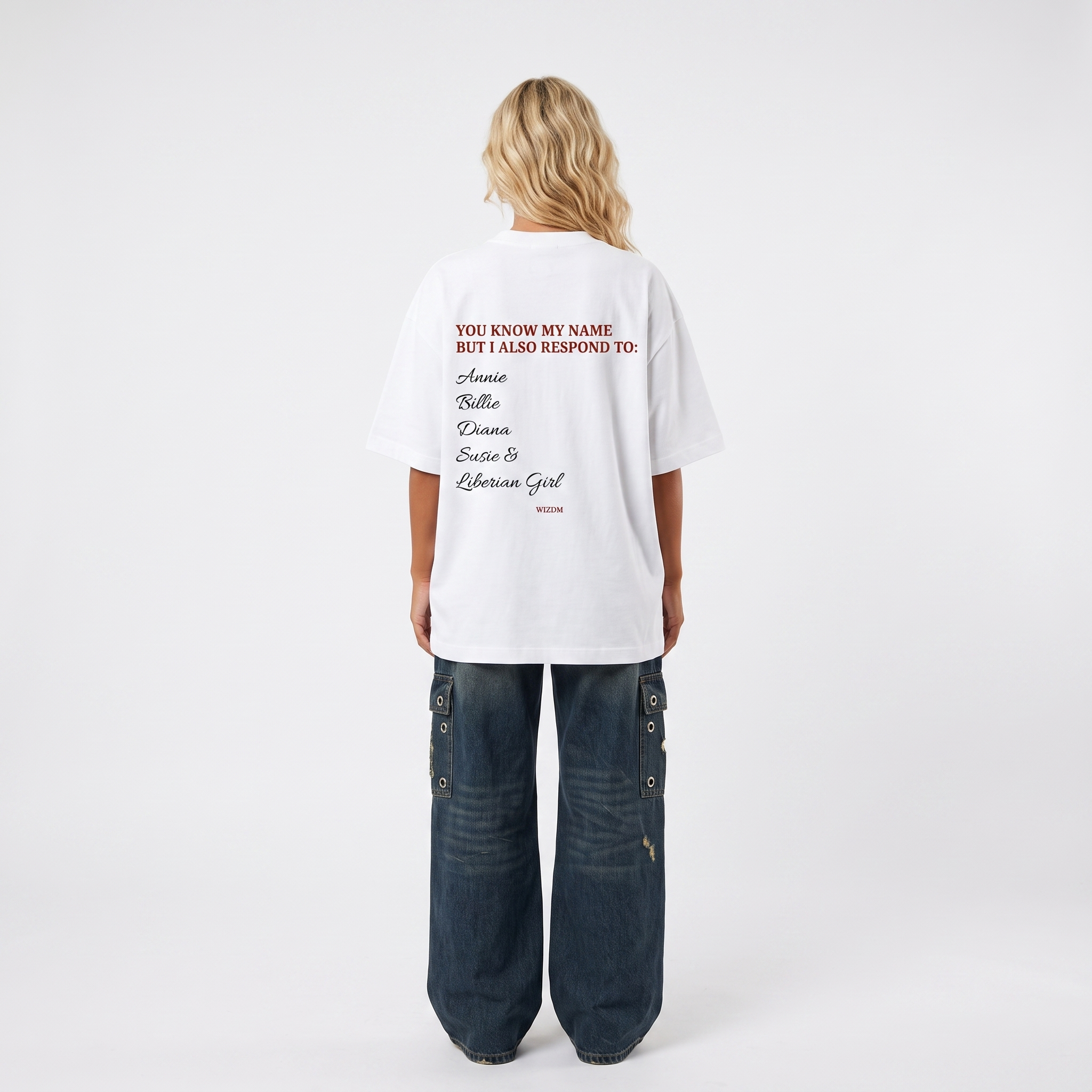 YOU KNOW MY NAME - Oversized Tee
